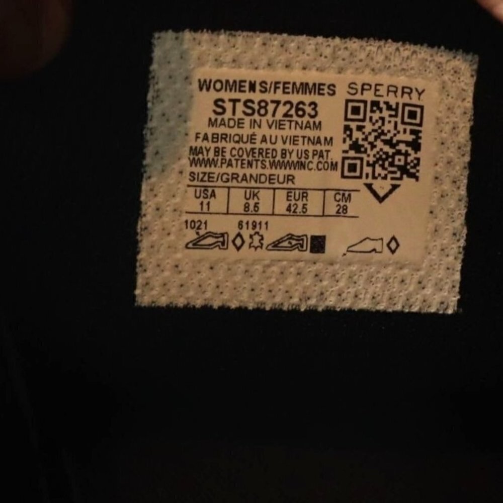 Sperry Sneakers Size 11 Black‎ Pier Wave Refresh Memory Foam Lace-Up STS87263 - Picture 10 of 10